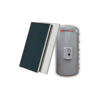 Kit solar térmico forçado Insuatherm Eco 200 L inox 444 2 serpentinas Kit solar térmico forçado Insuatherm Eco 200 L inox 444 2 serpentinas