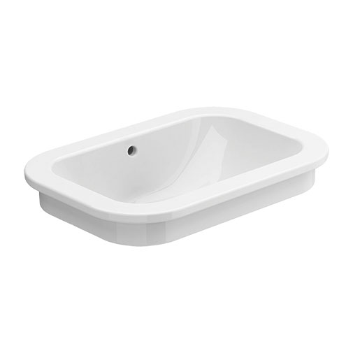 Lavatório encastrar Sanitana Nexo sem furo para torneira Lavatório encastrar Sanitana Nexo sem furo para torneira