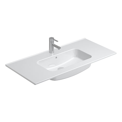 Lavatório encastrar Sanitana Smile 101 para móvel Lavatório encastrar Sanitana Smile 101 para móvel