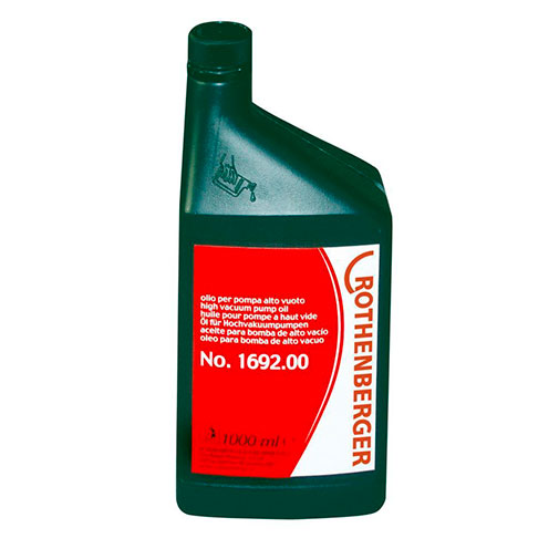 Óleo mineral Rothenberger 1 L para bomba vácuo Óleo mineral Rothenberger 1 L para bomba vácuo