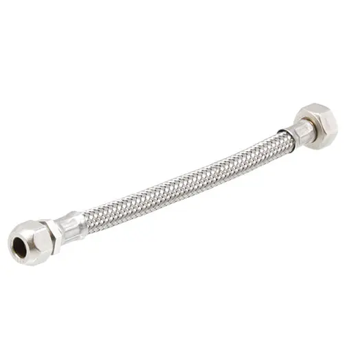 Ligação flex.inox SF F1/2`x10bcone 20cm Ligação flex.inox SF F1/2`x10bcone 20cm