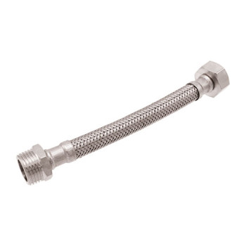 Ligação flexível inox 1" M x 1" F 500 mm Ligação flexível inox 1" M x 1" F 500 mm