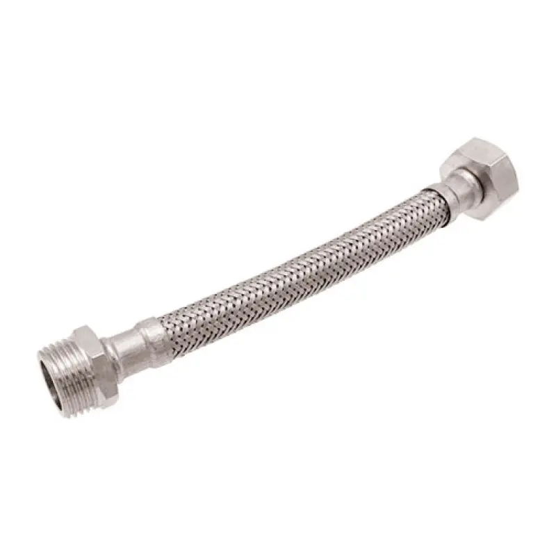 Ligação flexível inox 1" M x 1" F 600 mm Ligação flexível inox 1" M x 1" F 600 mm