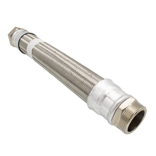 Ligação flexível inox Atusa 1.1/4" MF x 800 mm Ligação flexível inox Atusa 1.1/4" MF x 800 mm