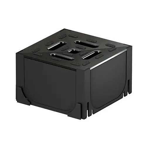 Ligação plástico Aco preto para descarga e mudança direção Ligação plástico Aco preto para descarga e mudança direção