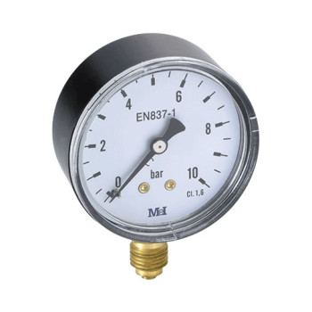 Manómetro vertical Hecapo 63 mm 1/4" M 0-4 bar Manómetro vertical Hecapo 63 mm 1/4" M 0-4 bar
