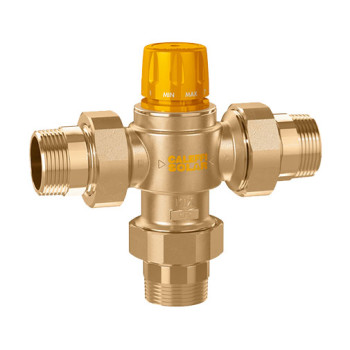 Misturadora termostática Caleffi 1" para instalações solares centralizadas