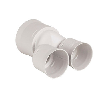 Peça em Y Aldes VMC Optiflex 125 mm para 2 x 90 mm Peça em Y Aldes VMC Optiflex 125 mm para 2 x 90 mm