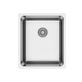 Pia lava-louça quadrada 380 x 400 x 200 mm