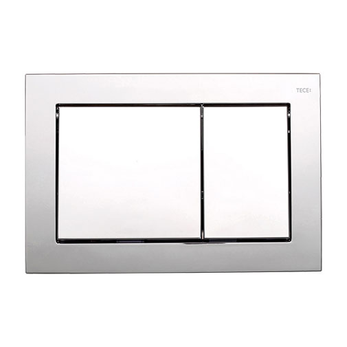 Placa descarga dupla Tece TECEbase branca Placa descarga dupla Tece TECEbase branca