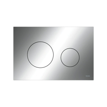 Placa descarga dupla Tece TECEloop cromado brilhante