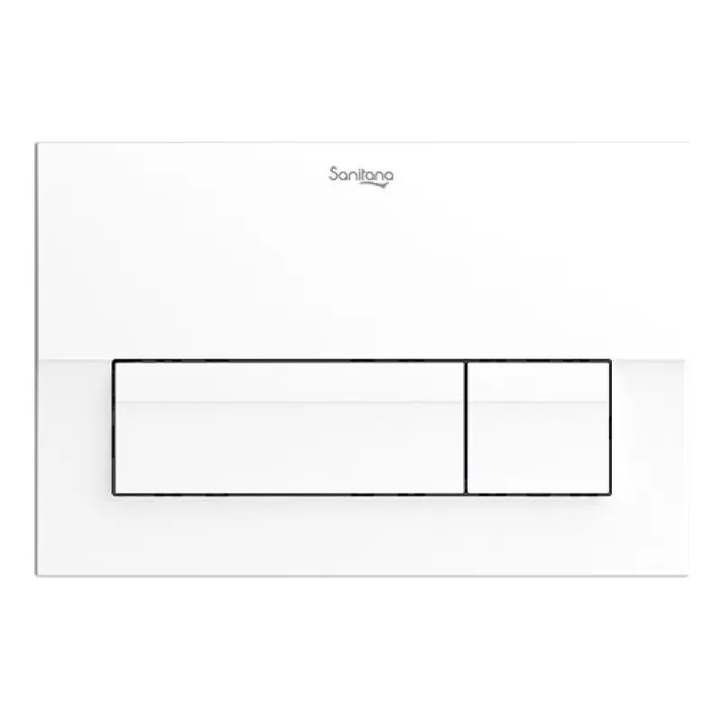 Placa descarga Sanitana LCN branca Placa descarga Sanitana LCN branca