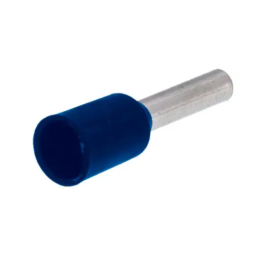 Ponteira isolada 0,75 mm2 azul Ponteira isolada 0,75 mm2 azul