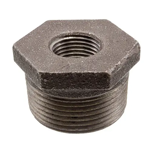 Porca redução ferro preto Atusa 2.1/2" M x 1.1/4" F Porca redução ferro preto Atusa 2.1/2" M x 1.1/4" F