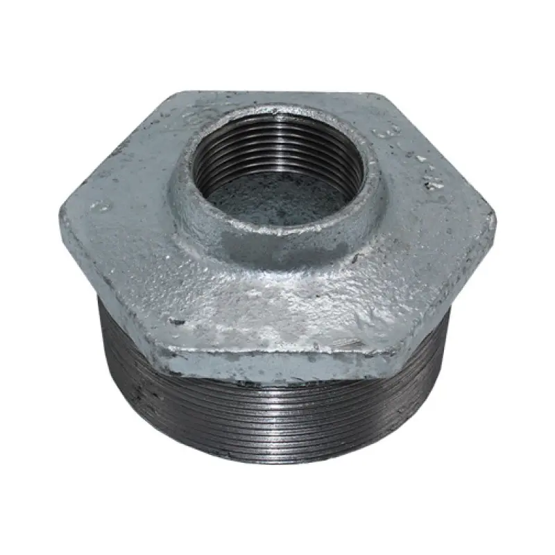 Porca redução galvanizada 3" M x 1.1/4" F Porca redução galvanizada 3" M x 1.1/4" F