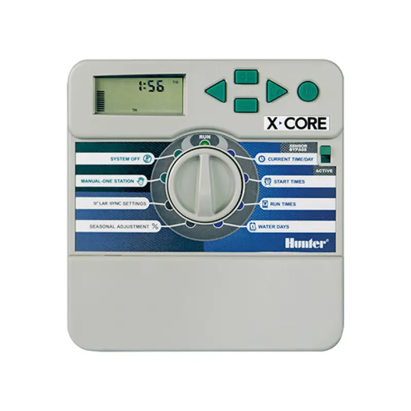 Programador interior Hunter XCore-401i-E 4 estações Programador interior Hunter XCore-401i-E 4 estações