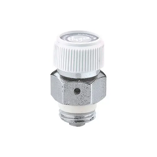 Purgador ar higrocóspico automático Caleffi 1/8" cromado Purgador ar higrocóspico automático Caleffi 1/8" cromado