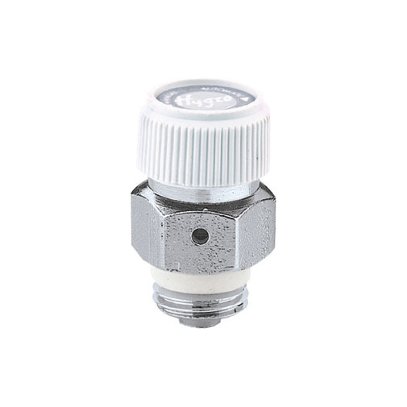 Purgador ar higrocóspico automático Caleffi 1/8" cromado Purgador ar higrocóspico automático Caleffi 1/8" cromado