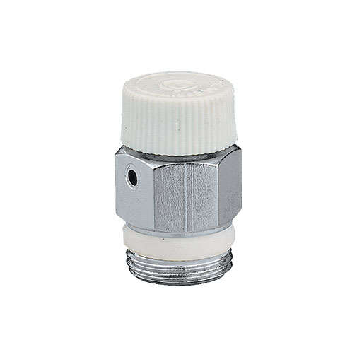 Purgador ar manual Caleffi 1/8" cromado Purgador ar manual Caleffi 1/8" cromado