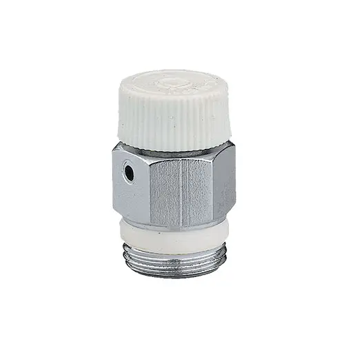 Purgador ar manual Caleffi 1/8" cromado Purgador ar manual Caleffi 1/8" cromado