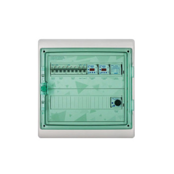 Quadro alternância monofásico 8-12 A com alarme