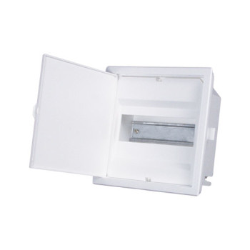 Quadro distibuição TEV 1 fila 8 módulos IP40 embutido