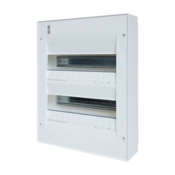 Quadro distibuição TEV 2 filas 24 módulos IP40 saliente