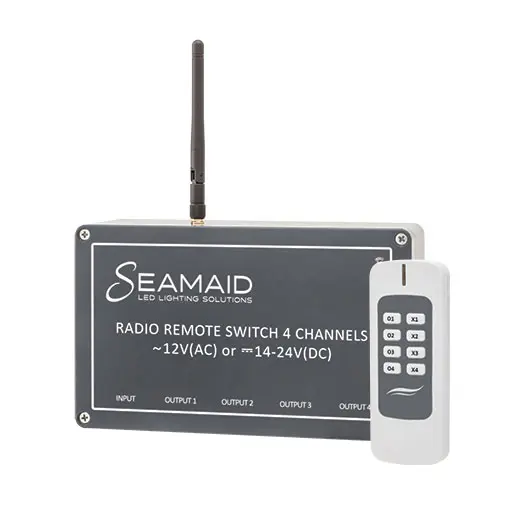 Rádio comando Seamaid 4 canais Rádio comando Seamaid 4 canais
