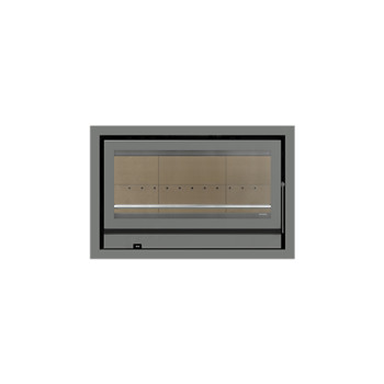 Recuperador calor lenha ar Solzaima Rialto Eco 90 cinza Recuperador calor lenha ar Solzaima Rialto Eco 90 cinza