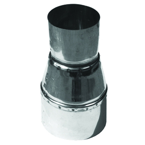 Redução inox 80 x 60 mm Redução inox 80 x 60 mm