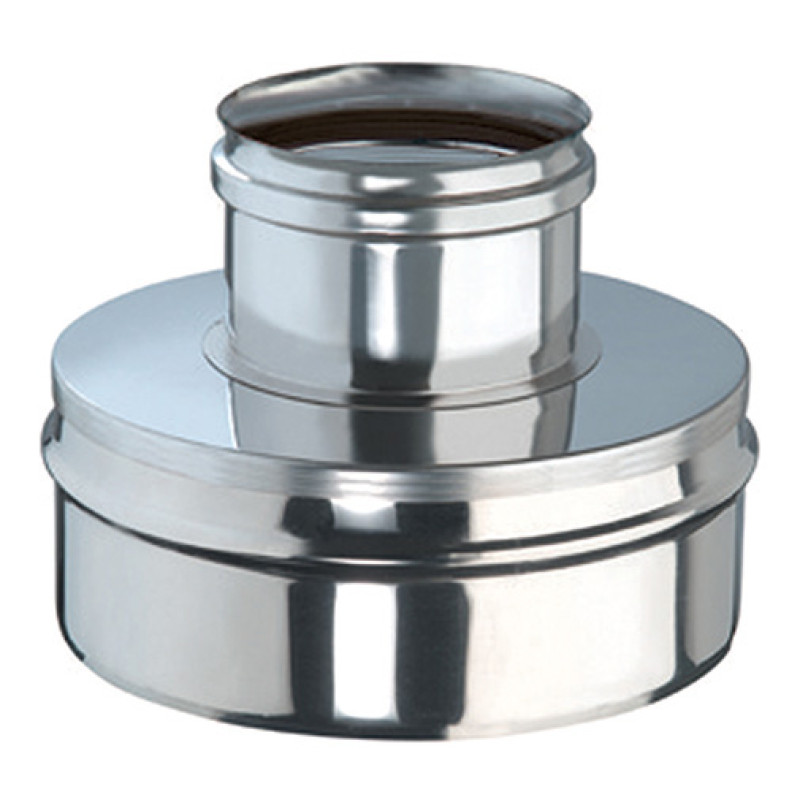 Redução parede simples inox rígido Expo Inox 200 x 180 mm Redução parede simples inox rígido Expo Inox 200 x 180 mm