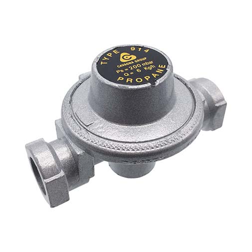 Redutor alta pressão Cavagna 200 mbar 6 kg/h 1/4" FF Redutor alta pressão Cavagna 200 mbar 6 kg/h 1/4" FF