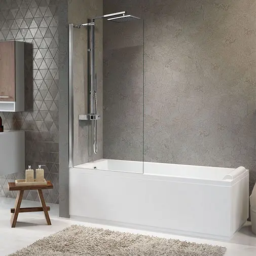 Resguardo banheira vidro 1400 x 800 mm Resguardo banheira vidro 1400 x 800 mm