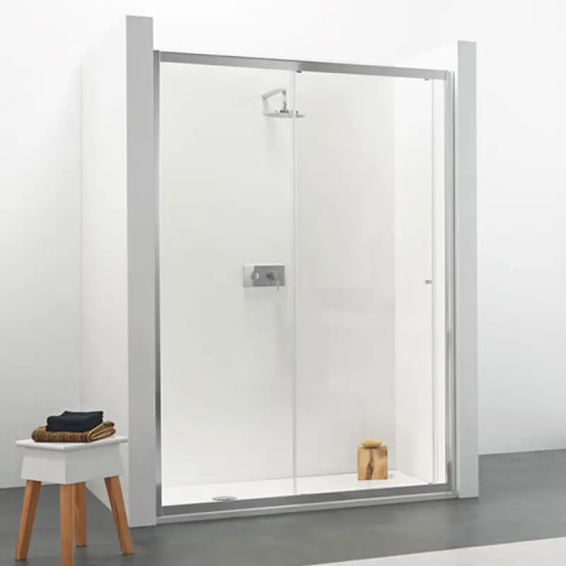 Resguardo duche vidro 1540-1590 x 1950 mm entre paredes Resguardo duche vidro 1540-1590 x 1950 mm entre paredes