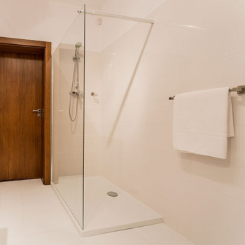 Resguardo duche vidro simples 1100 x 2000 mm