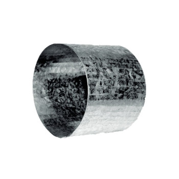 Saída zincada 75 mm