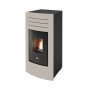 Salamandra pellets água Insuatherm Hidro 24 kW cinzenta