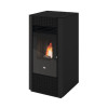 Salamandra pellets ar canalizado Eva Calor Irma 8 kW preta