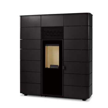 Salamandra pellets ar Solzaima Nevada 7 kW porta vidro Salamandra pellets ar Solzaima Nevada 7 kW porta vidro