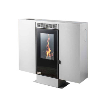 Salamandra pellets ar Teba Slim TP-09 branca