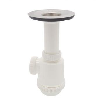 Sifão garrafa 115 mm x 1.1/2" para válvula bancada