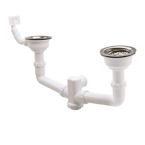 Sifão garrafa duplo 115 mm x 1.1/2" com respiro Sifão garrafa duplo 115 mm x 1.1/2" com respiro