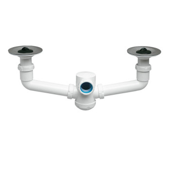 Sifão garrafa duplo Jimten S-232 115 mm x 1.1/2" extensível