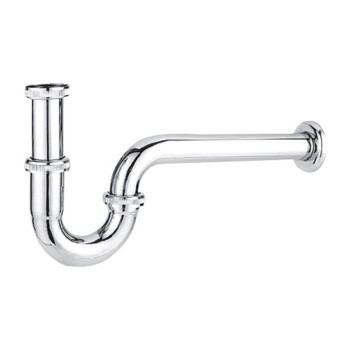 Sifão lavatório/bidé tipo S 1.1/4" para válvula descarga automática