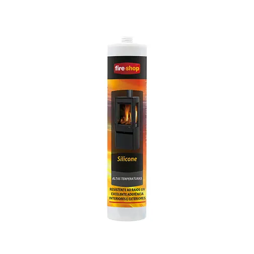Silicone alta temperatura Fireshop 310 ml preto Silicone alta temperatura Fireshop 310 ml preto
