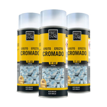 Spray acrílico 400 ml cromado