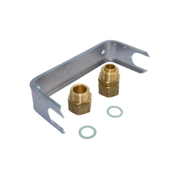 Suporte metálico 1.1/2" x 2" para contador água