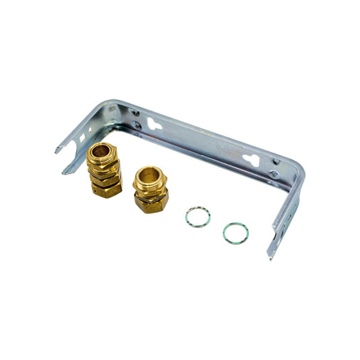Suporte metálico 1.1/4" x 1.1/2" para contador água Suporte metálico 1.1/4" x 1.1/2" para contador água