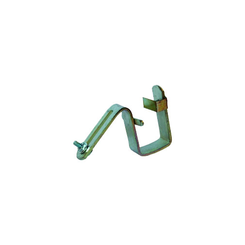 Suporte metálico cinzento para fixação à telha Suporte metálico cinzento para fixação à telha
