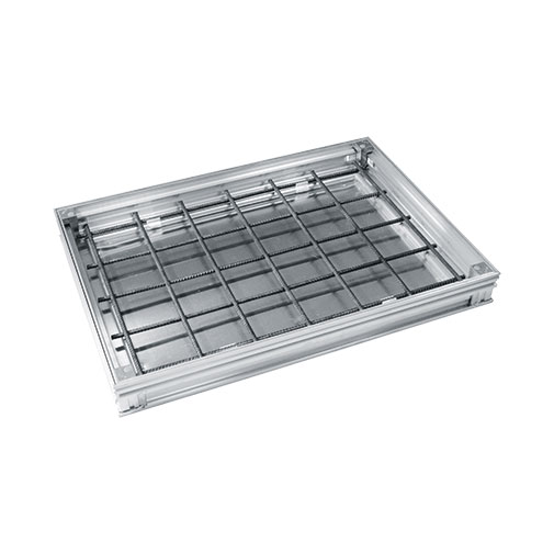 Tampa alumínio Aco Toptek 600 x 600 mm H50 mm Tampa alumínio Aco Toptek 600 x 600 mm H50 mm